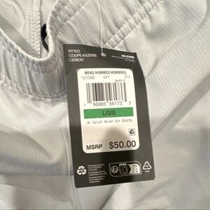 Under Armour Men's Light Gray Athletic Shorts